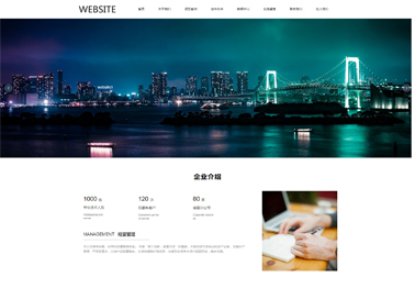 企业网站建站模板